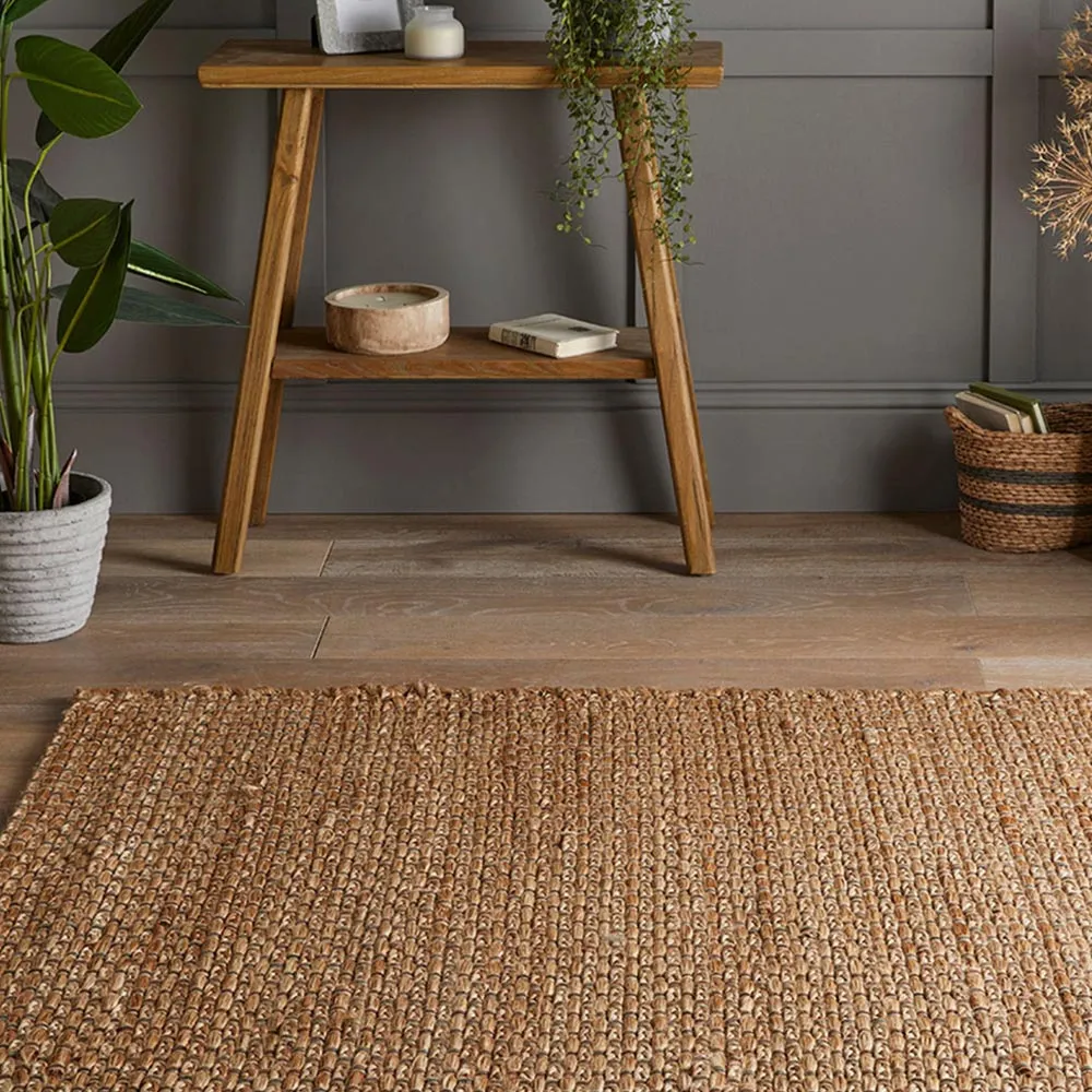 Salford Natural Jute Rug - Brown