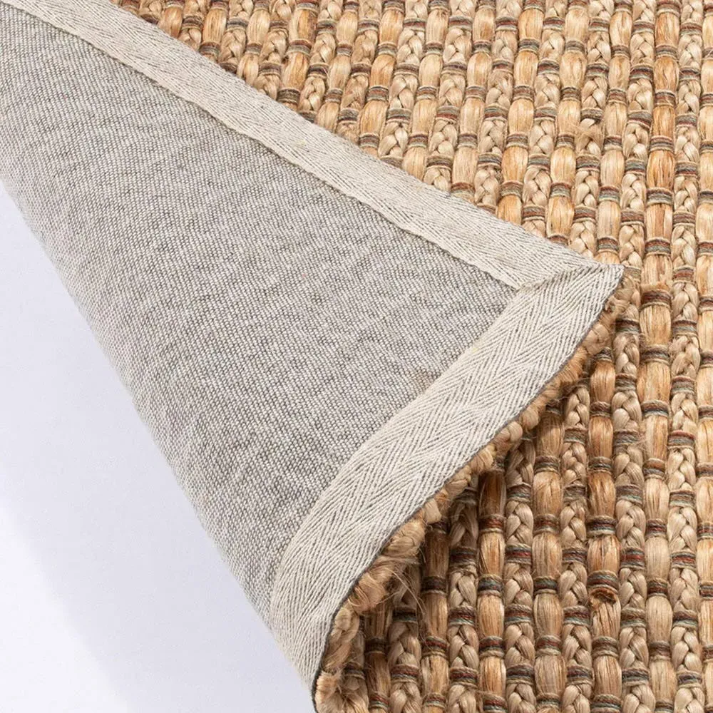 Salford Natural Jute Rug - Brown
