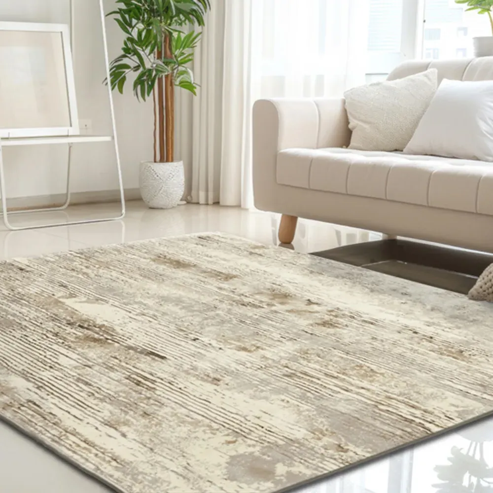 Solar Pluto Rug - Natural, Grey