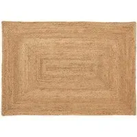 Stockport Braided Rug - Brown, Jute