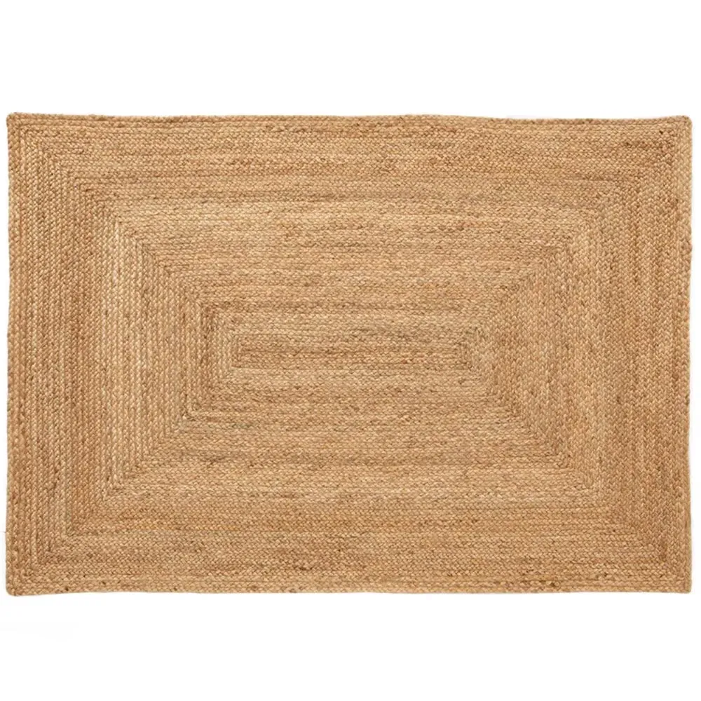 Stockport Braided Rug - Brown, Jute