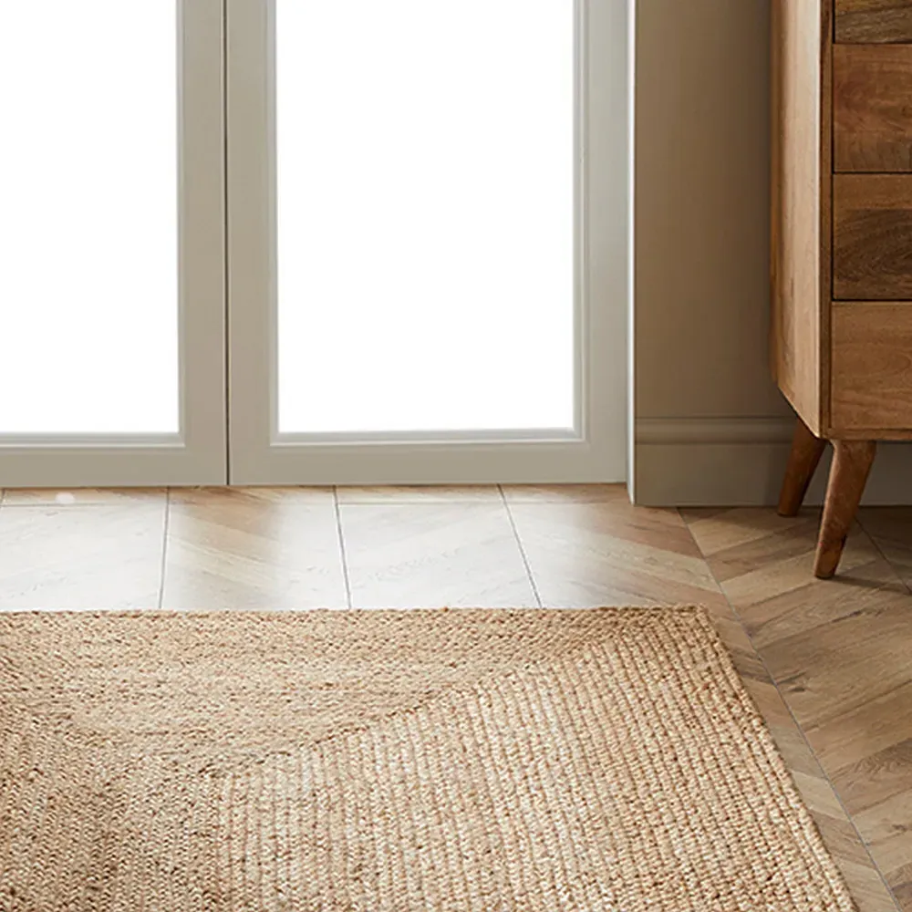 Stockport Braided Rug - Brown, Jute