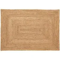 Stockport Braided Rug - Brown, Jute