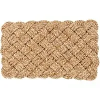 Stockport Natural Jute Doormat 45 x 75cm - Brown
