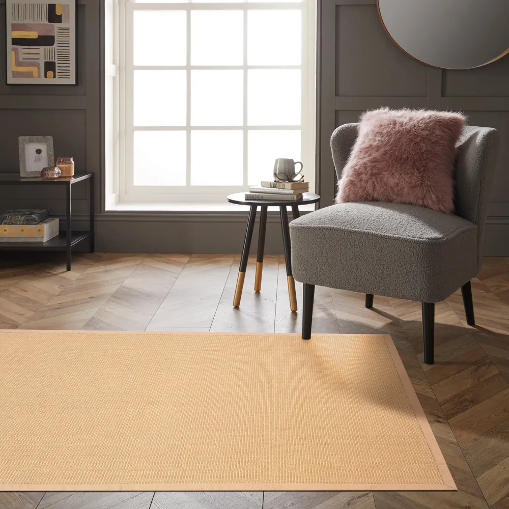 Swinton Sisal Jute Boucle Rug - Beige