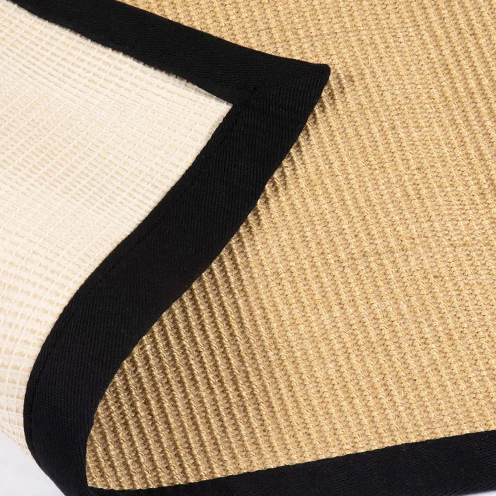 Swinton Sisal Jute Boucle Rug - Black