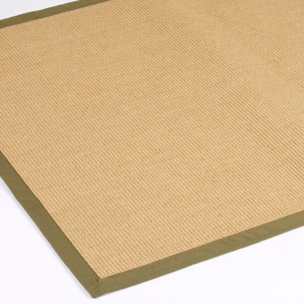 Swinton Sisal Jute Boucle Rug - Green