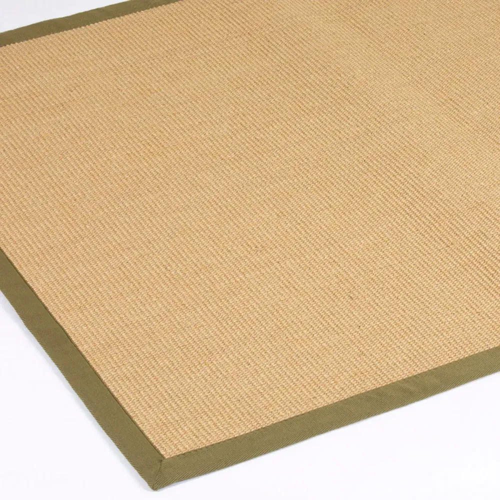 Swinton Sisal Jute Boucle Rug - Green