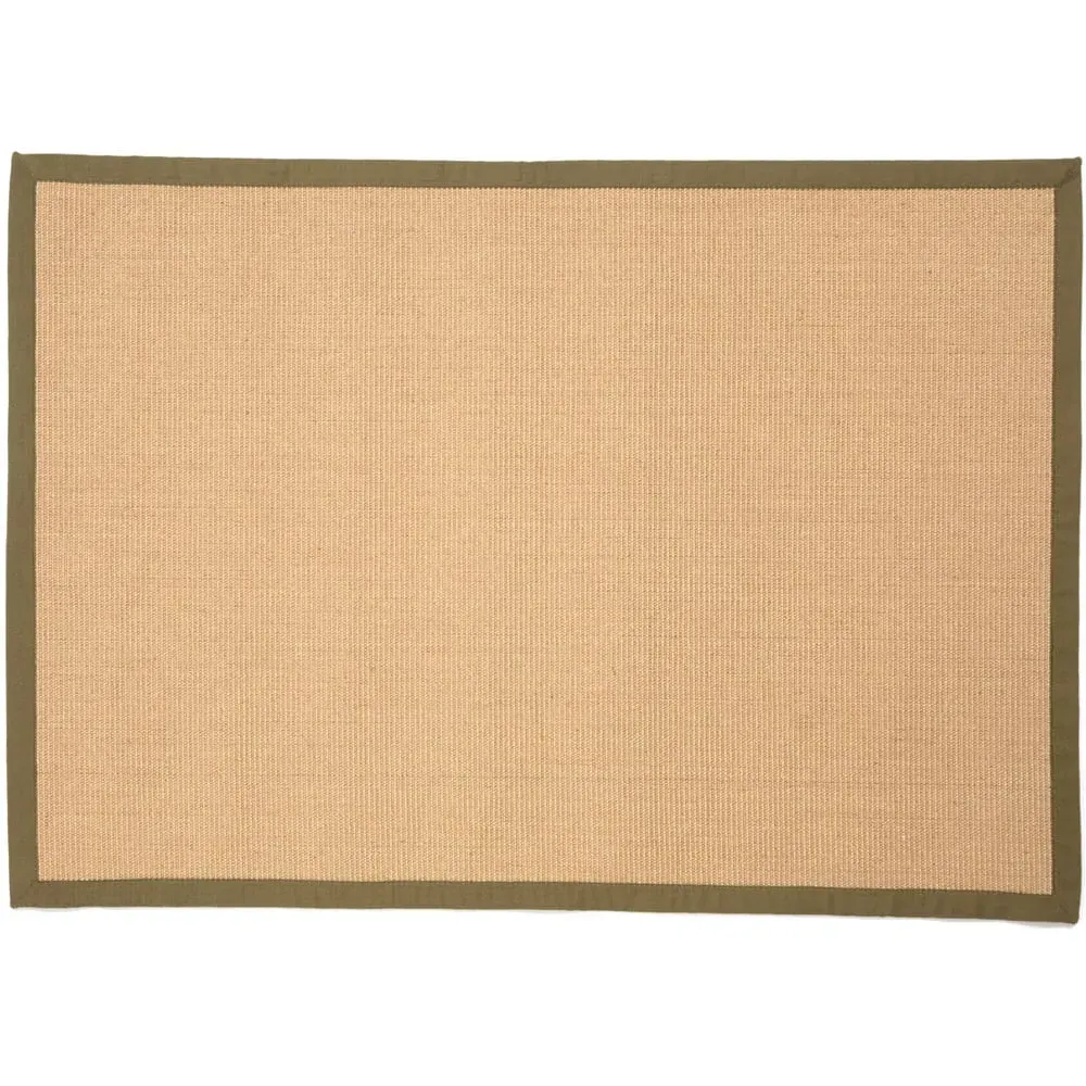 Swinton Sisal Jute Boucle Rug - Green