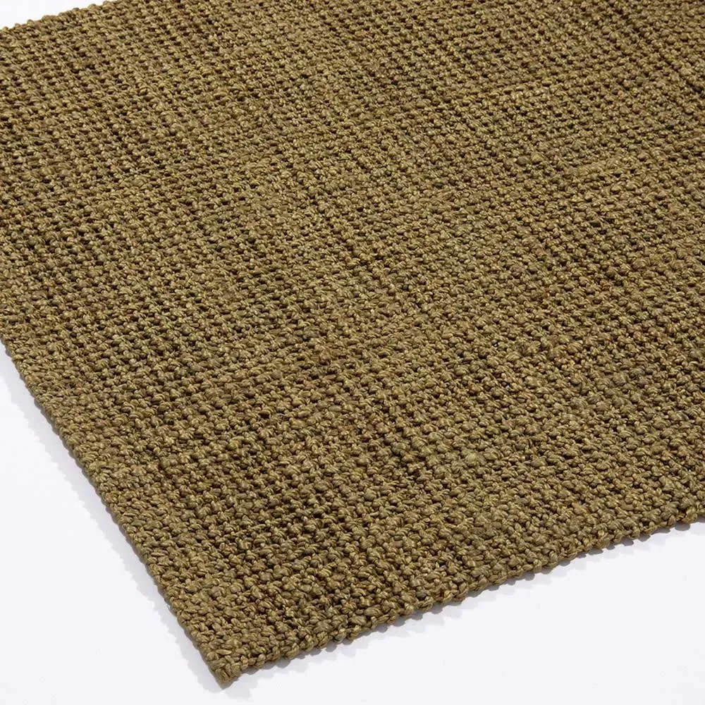 Whitefield Braided Rug - Olive, Jute