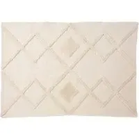 Windsor Geometric Tufted Rug - Cream