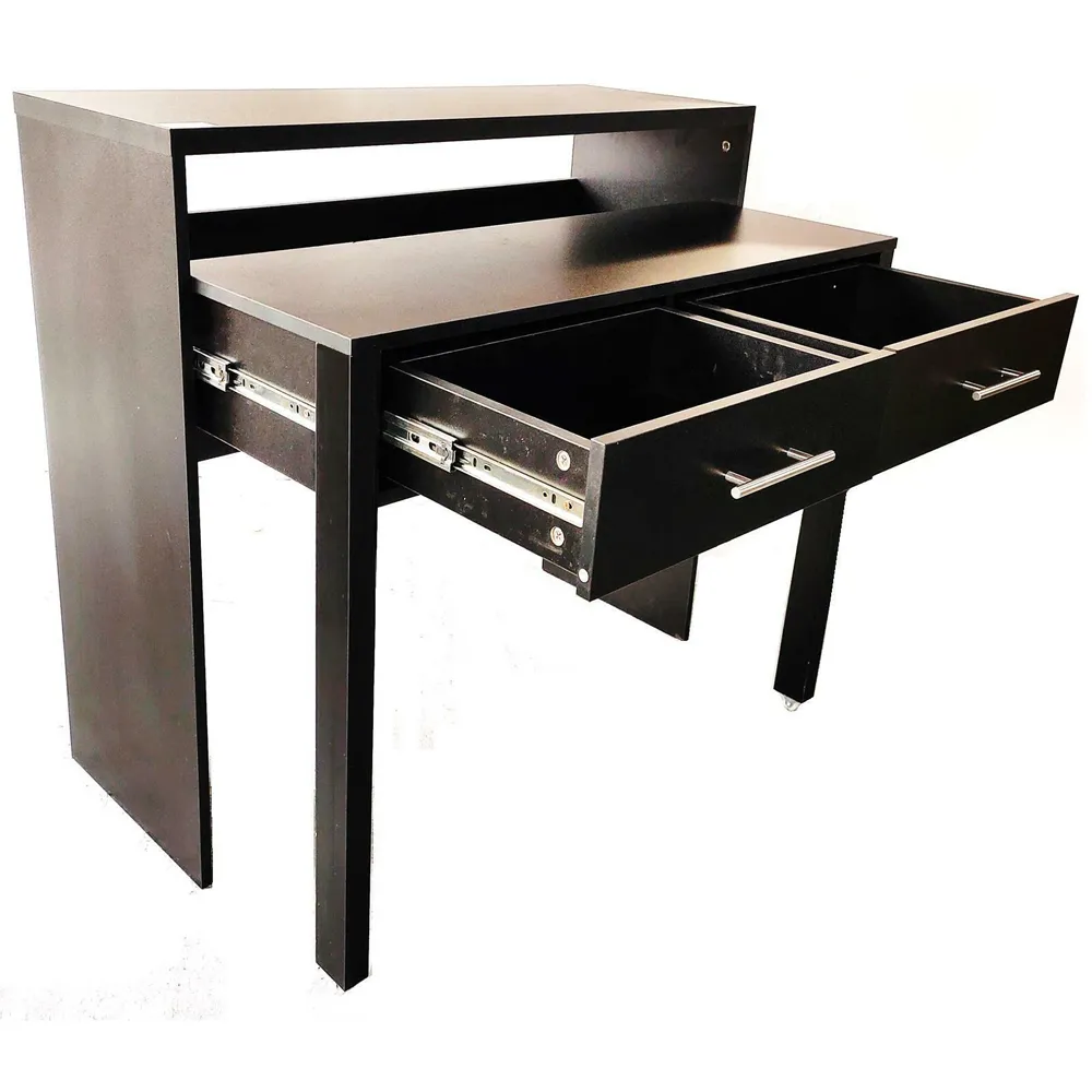 Regis 2 Drawer Computer Desk - Black