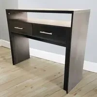 Regis 2 Drawer Computer Desk - Black