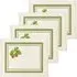 4 Pack Strawberry Placemat Set - Green