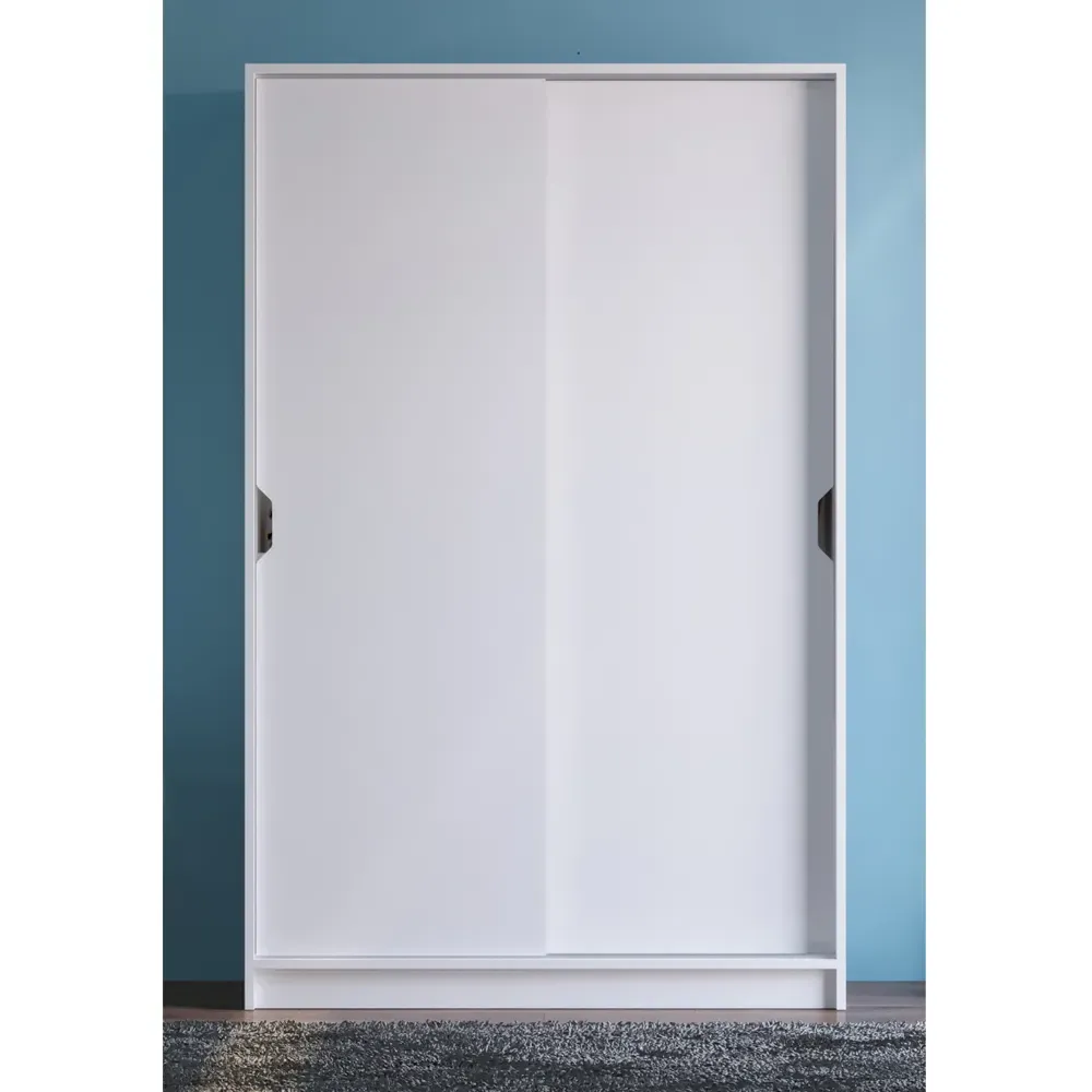 Bergen 2 Door Sliding Wardrobe - White