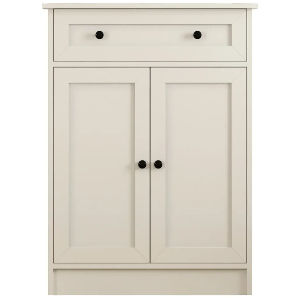 DAISY 2 Doors Single Drawer Sideboard - White