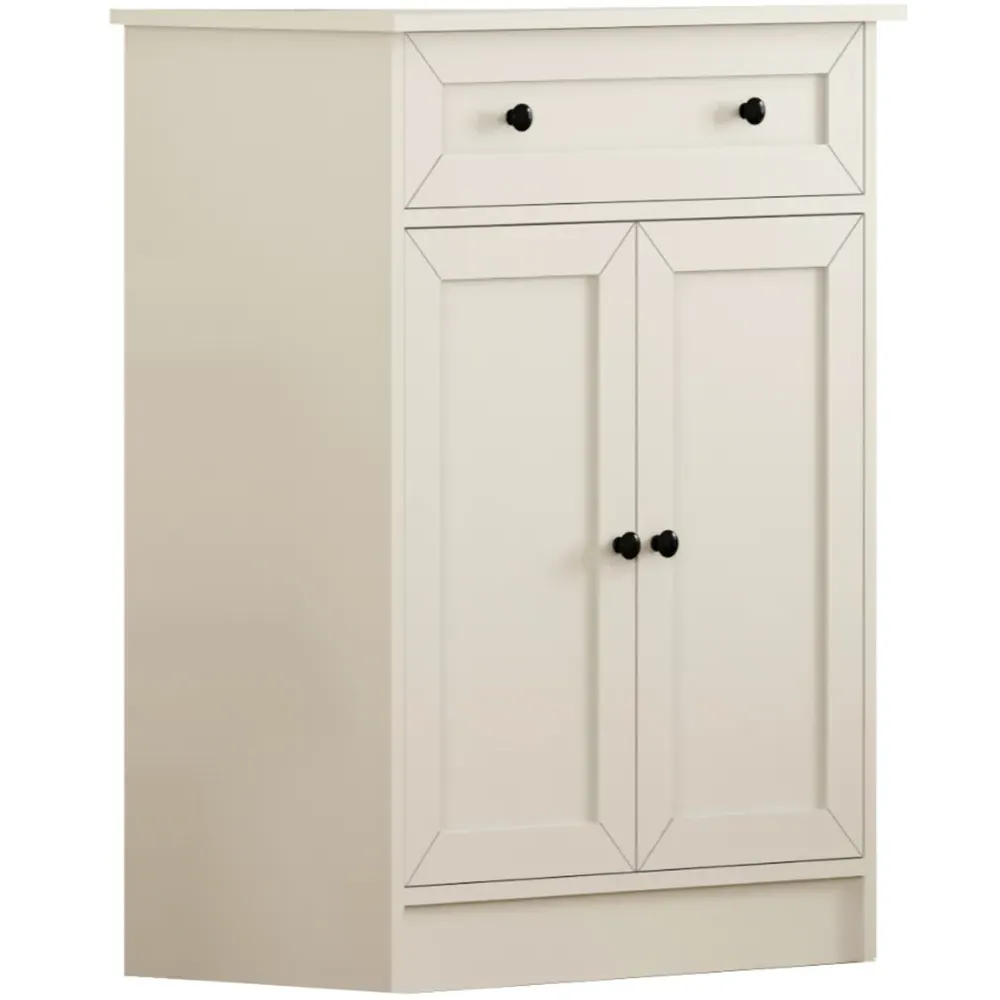 DAISY 2 Doors Single Drawer Sideboard - White