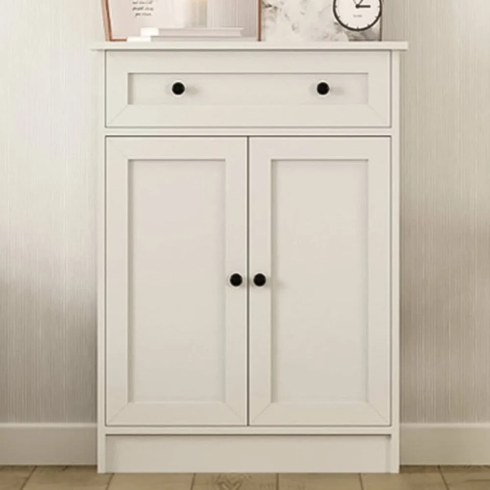 DAISY 2 Doors Single Drawer Sideboard - White image