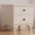 ECU 2 Drawer Bedside Table - White