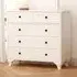 Elise 5 Drawer Chest of Drawers - White