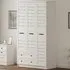VENICE XL 3-Door Wardrobe with Drawers - White, MDF