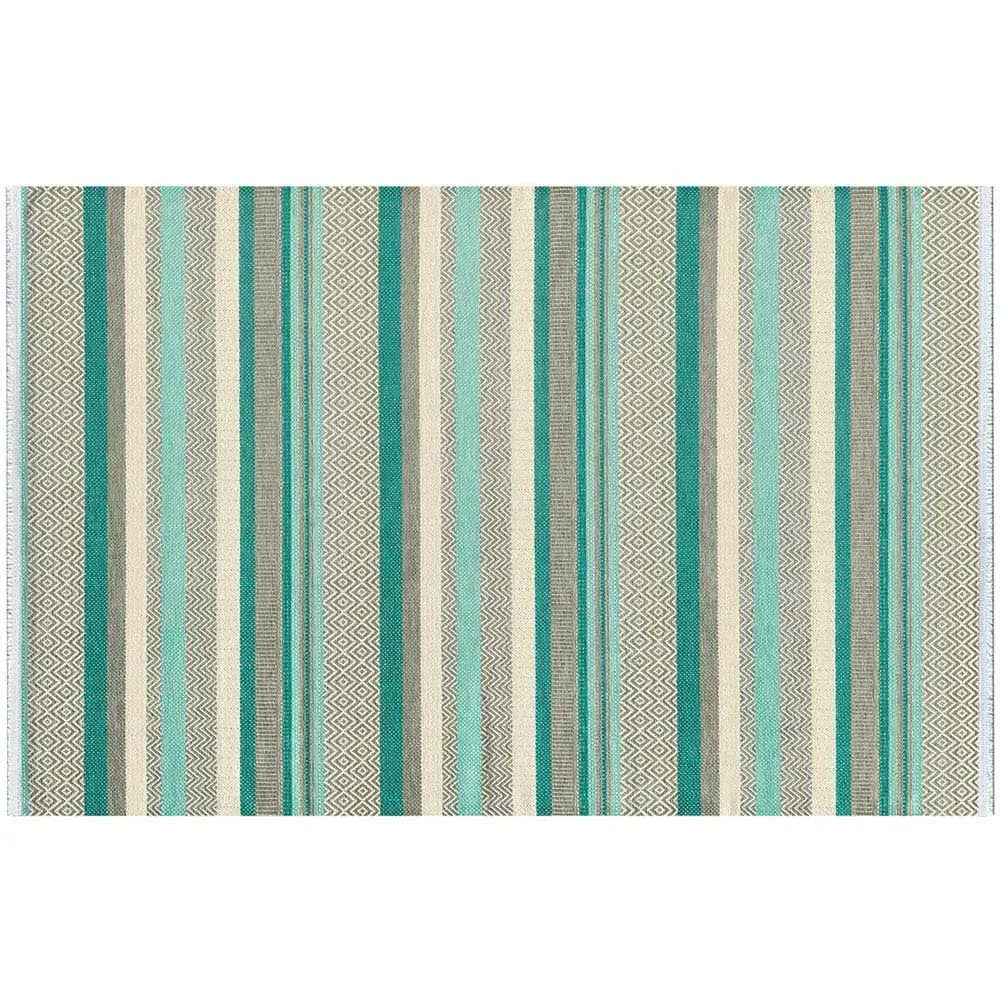 Verdant Rug - White, Cotton image