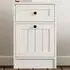 VIENNA Single Door Single Drawer Bedside Table - White