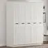 Vienna XL 5-Door Wardrobe - White