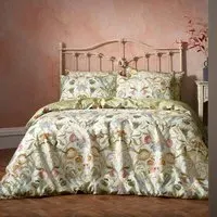 Liberty Songbird Double Duvet Cover Set - Stone, Cotton