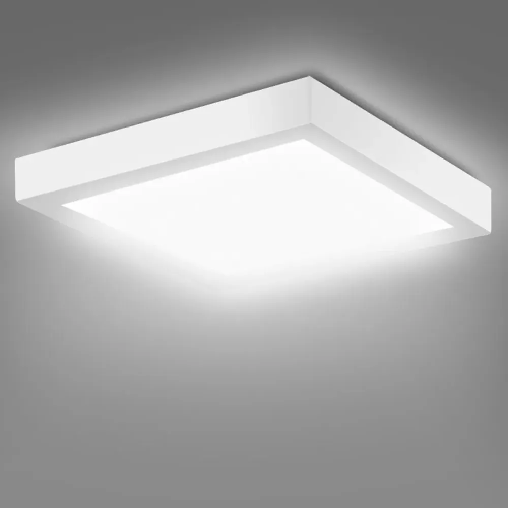 12W LED Square Surface Mount Ceiling Light - Cool White