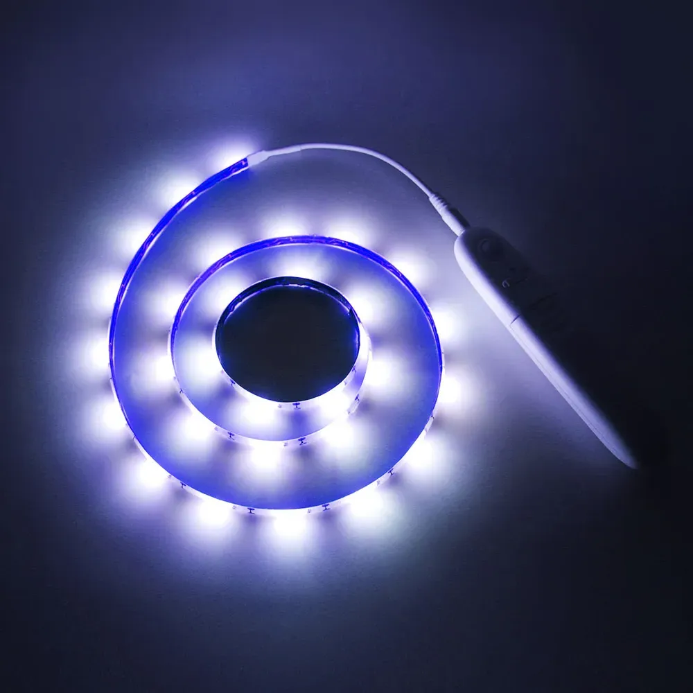 1.7W LED Infrared Sensor Strip Light 1m - Blue