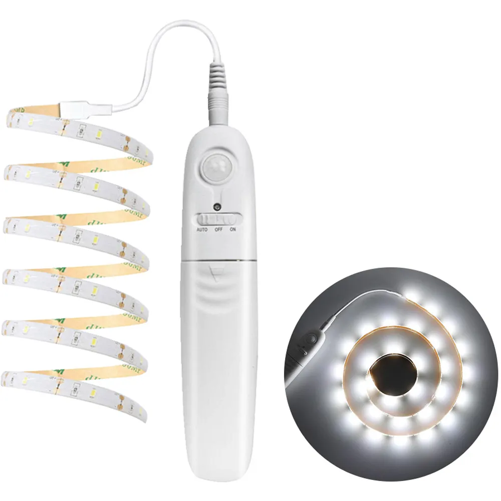 1.7W LED Infrared Sensor Strip Light 1m - White