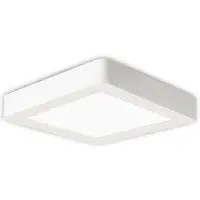 18W LED Square Integrated Ceiling Light - White