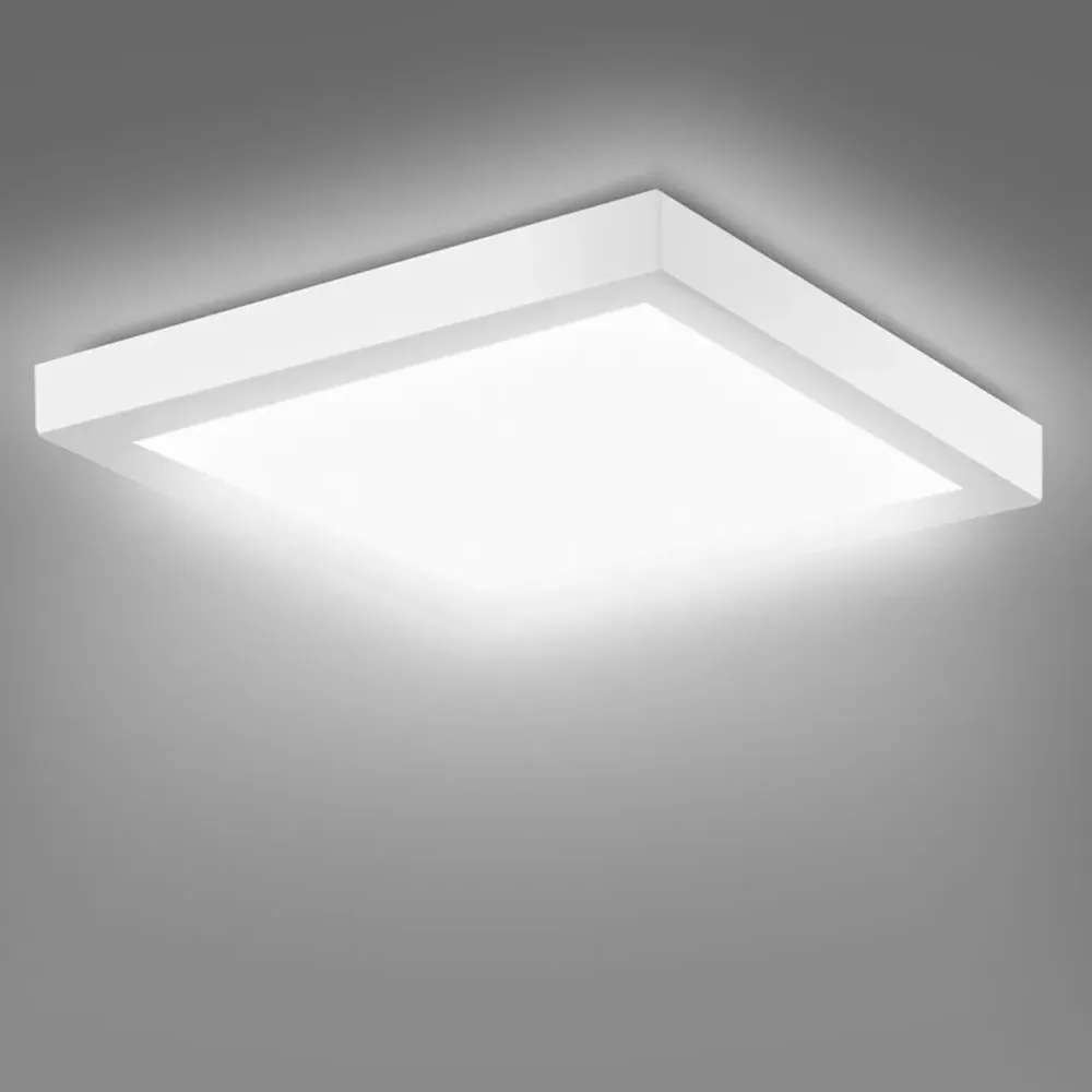 18W LED Square Surface Mount Ceiling Light - Cool White