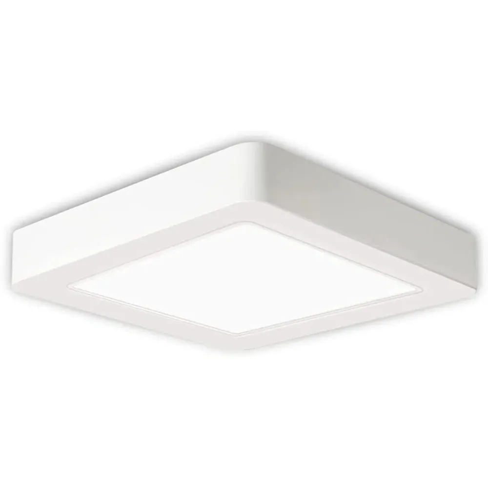 24W LED Square Integrated Ceiling Light - White