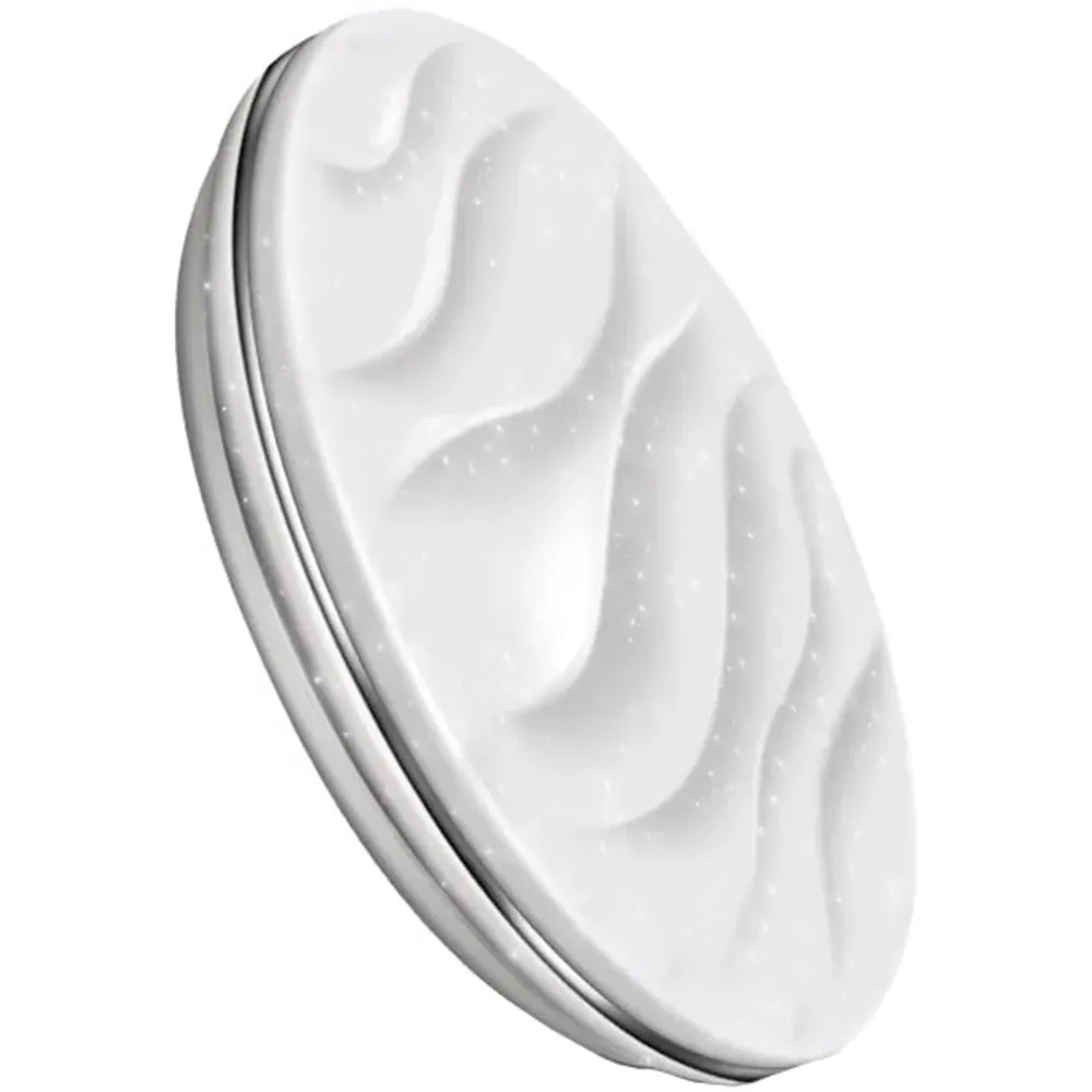 24W Wave Flush Mount LED Ceiling Light - White