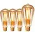 4 Pack 8W Vintage Filament Light Bulb - Yellow