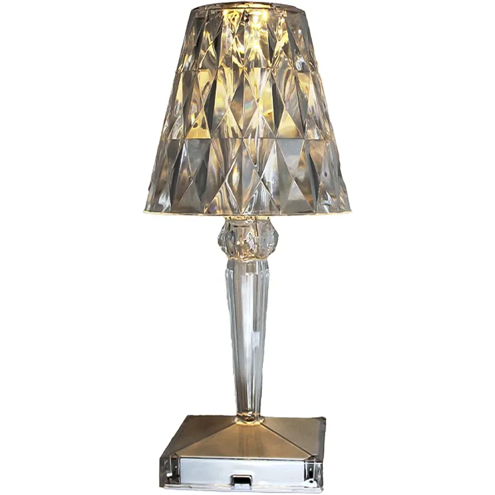 Acrylic Crystal Touch Control Dimmable Cordless LED Table Lamp image