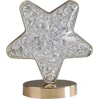 Acrylic Crystal Touch Control Dimmable Cordless Star LED Table Lamp