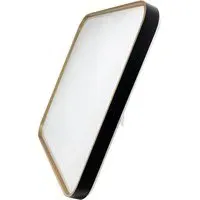 Black Edge Tri Tone Square Ceiling Downlight - White