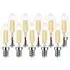 E14 6W LED Filament Candle Light Bulb 10 Pack - Warm White