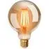 E27 6W G80 Filament LED Light Bulb - Warm Amber
