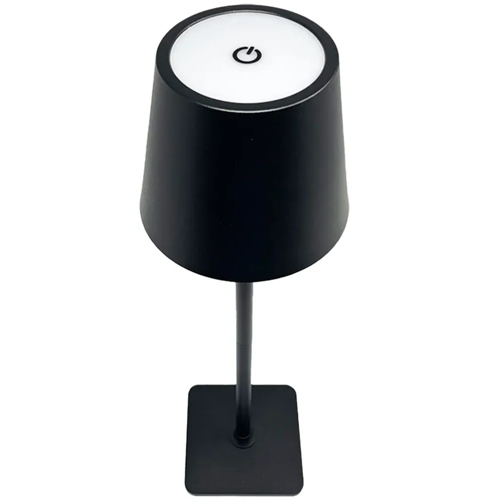 Rechargeable CCT LED Desk Lamp with Touch Dimmer - Black image