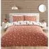Autumnal Leaves Super King Duvet Cover Set - Rust