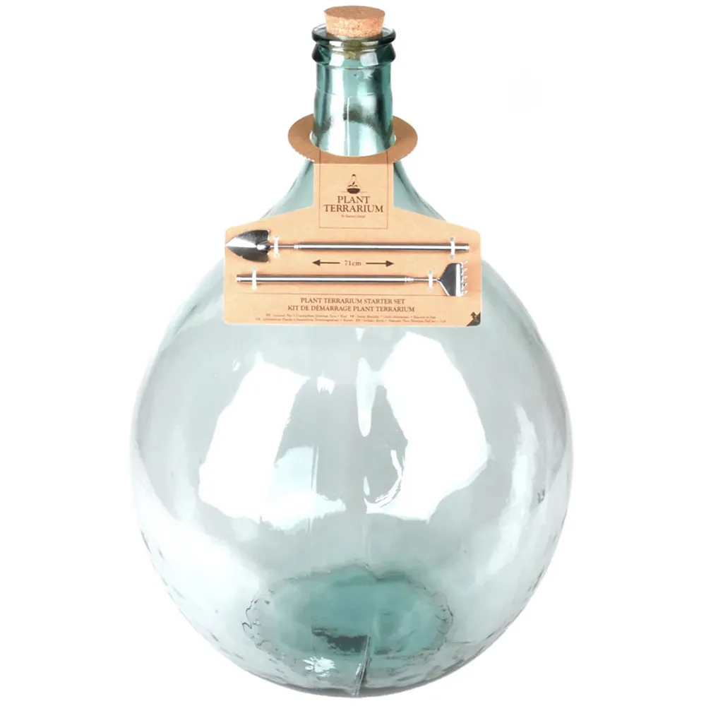 55L Glass Terrarium Bottle Set - Clear