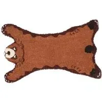 Bear Shaped Outdoor Doormat - Coir