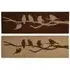 Large Birds On Wire Coir Doormat - Beige