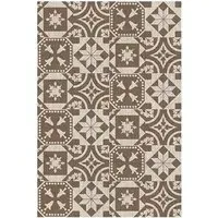 Portuguese Tiles Pattern Outdoor Carpet - Multicolor, PP