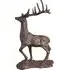 Stag Figurine Decoration - Brown, Cast Iron