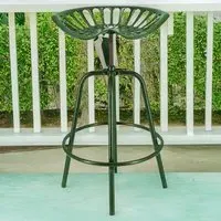 Tractor Barstool - Green, Cast Iron